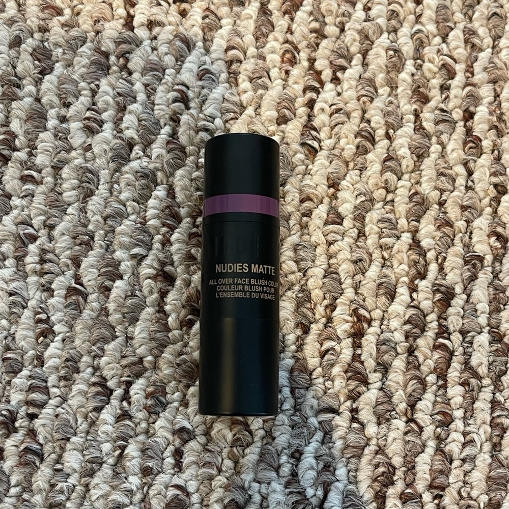 Nudestix nudies matte cream blush in shade Moodie Blu